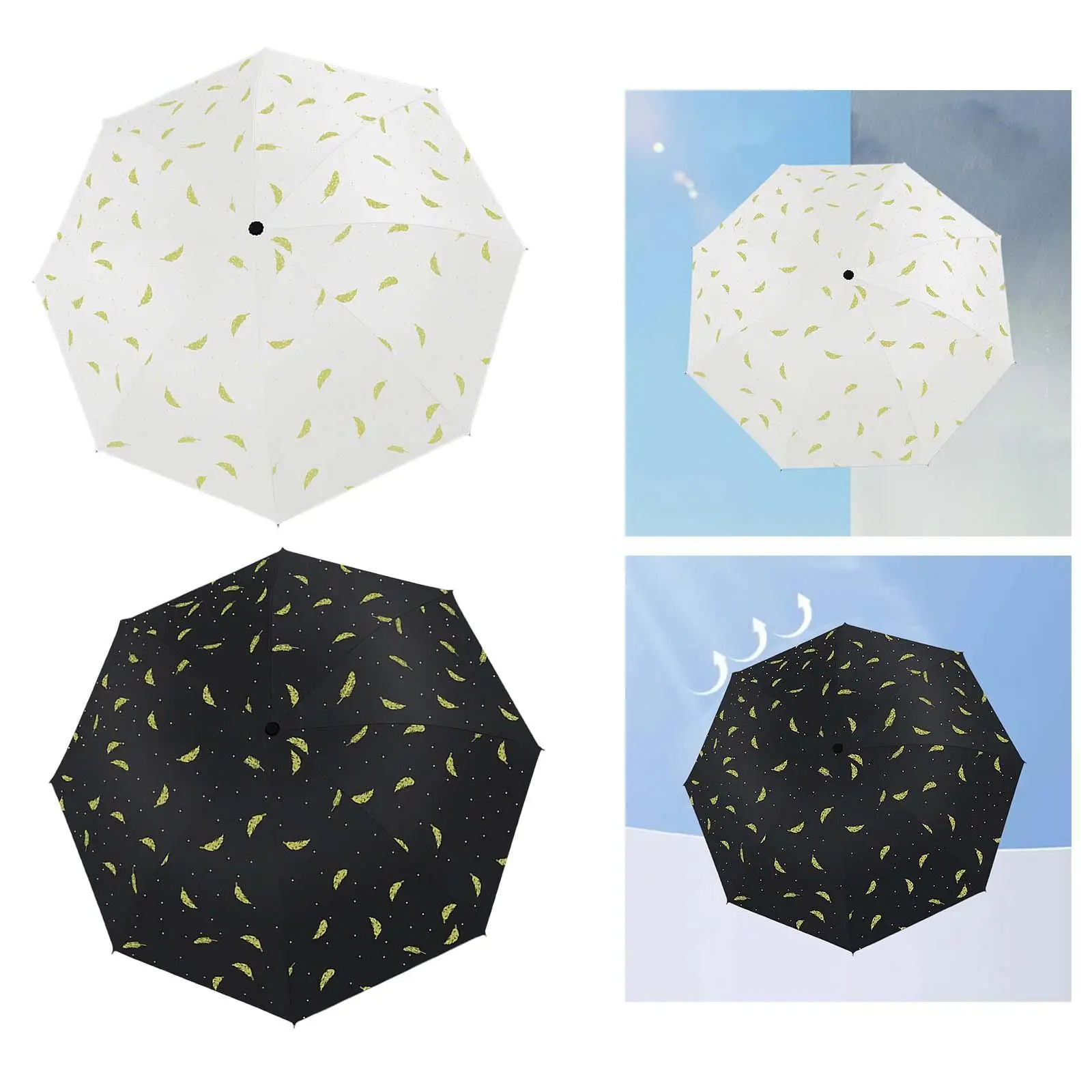 Folding Umbrella Manual Umbrella Sun Umbrella for Walking Outdoor