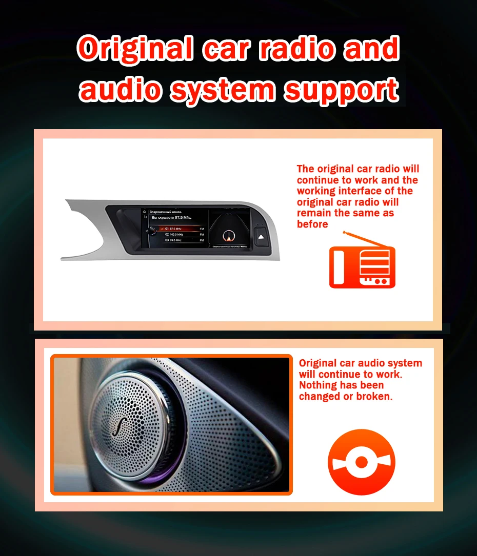 8,8'' Snapdragon 8-Kern Wireless Carplay Android 15 Auto-Radio GPS-Bildschirm für Audi A4 A4L B8 2007-2009 MMI2G Autoradio Stereo Multimedia-Player Bluetooth WIFI 4G LTE – Detail 15
