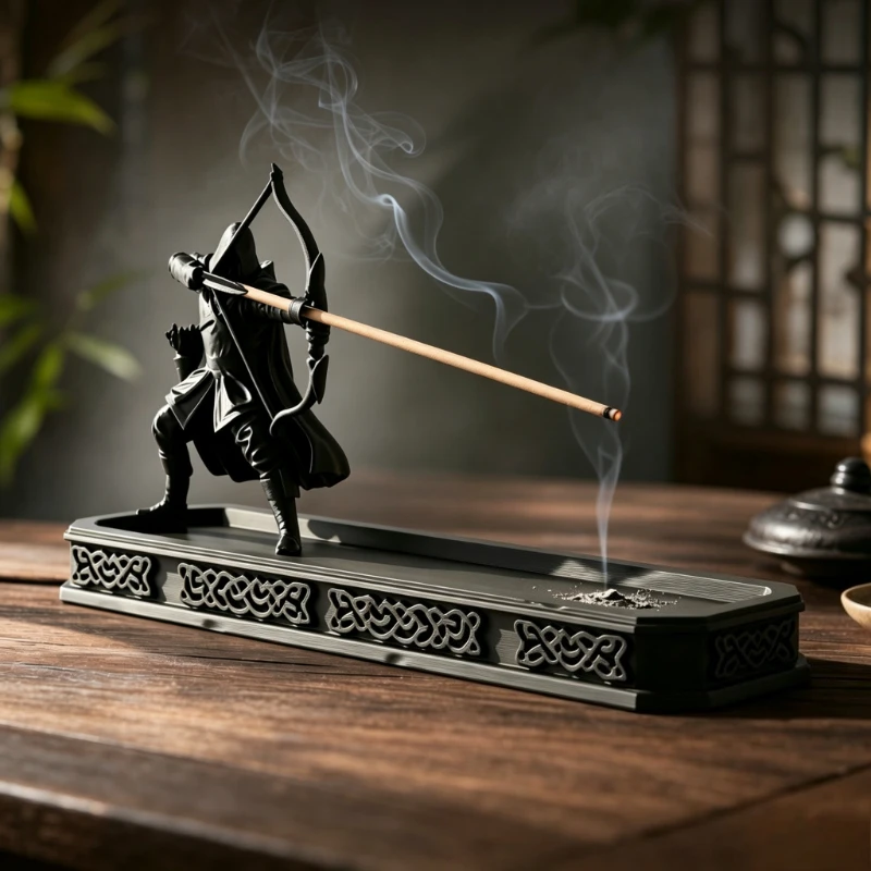 Incense Cone Holder - Incense Burner 3D Printed Archer Fantasy