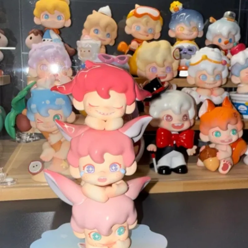 DUDOO Memory Store Series Mystery Box Cute Cartoon Character Figurine Collectible Model Desktop Ornament Surprise Gift for Girls