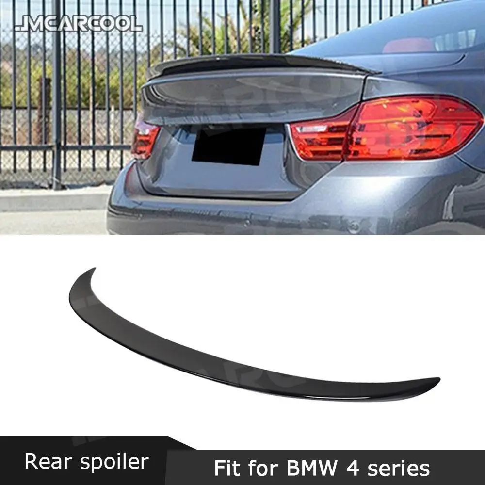 

ABS Glossy Black rear boot spoiler wing for BMW 4 series F32 F36 2014 UP not Convertible Carbon look