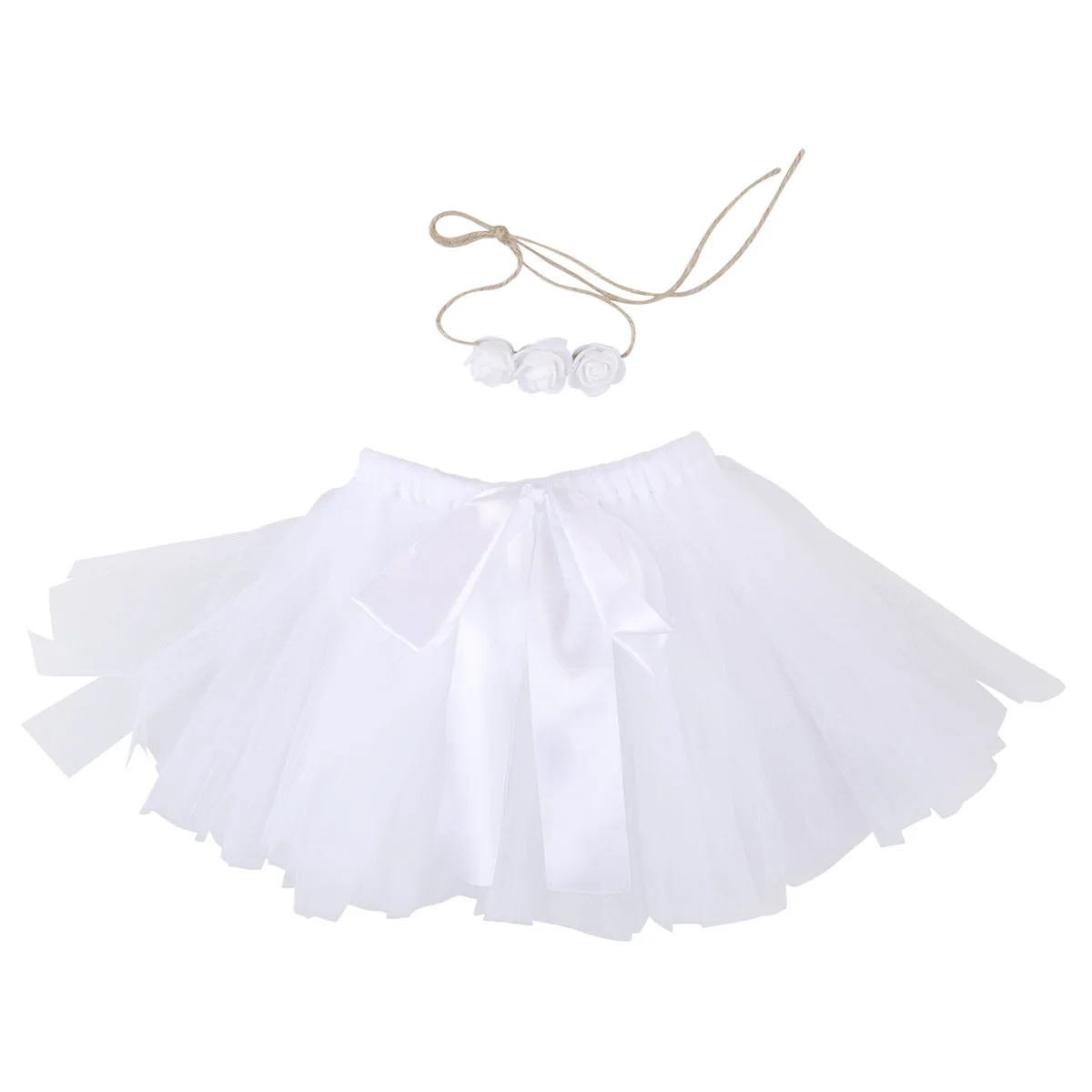 الوليد طفلة بيضاء توتو تنورة عقال التصوير الدعامة سوبر لينة مريحة اليدوية صور الزي الوليد توتو تنورة #5