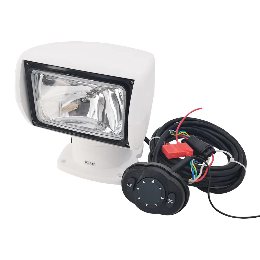 Marine Searchlight 12V/24V, High Power Waterproof Boat Lamp for Yacht Navigation