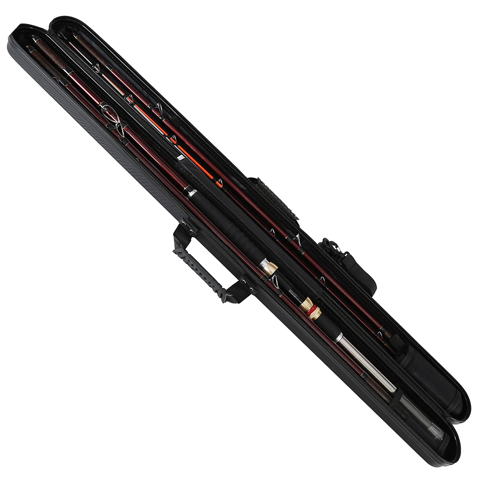 

4.5m Carbon Medium Action Multi-Section SIC Guides Light Jigging Rod Set with Hard Case, for Beltfish Barracuda Mackerel