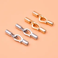 925 Sterling Silver DIY Button Accessories Pearl Buttonhead Jewelry Clasp Bracelet Necklace Finishing Buckle