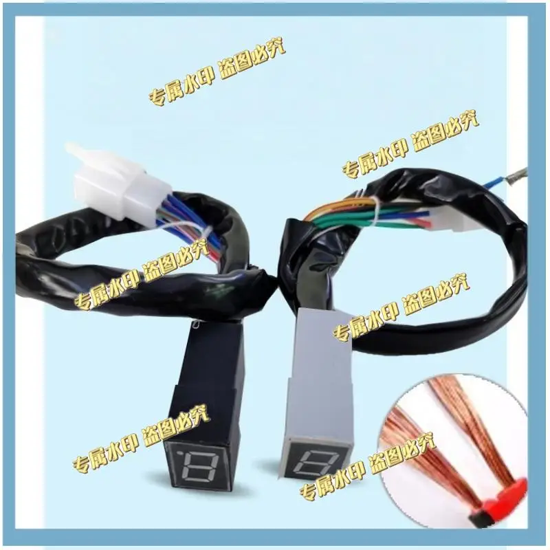 1Pcs Motorcycle Scooter Display Shift Lever Sensor 4/5 Gears LED Digital Gear Indicator For 100cc 110cc 125cc 150cc 200cc