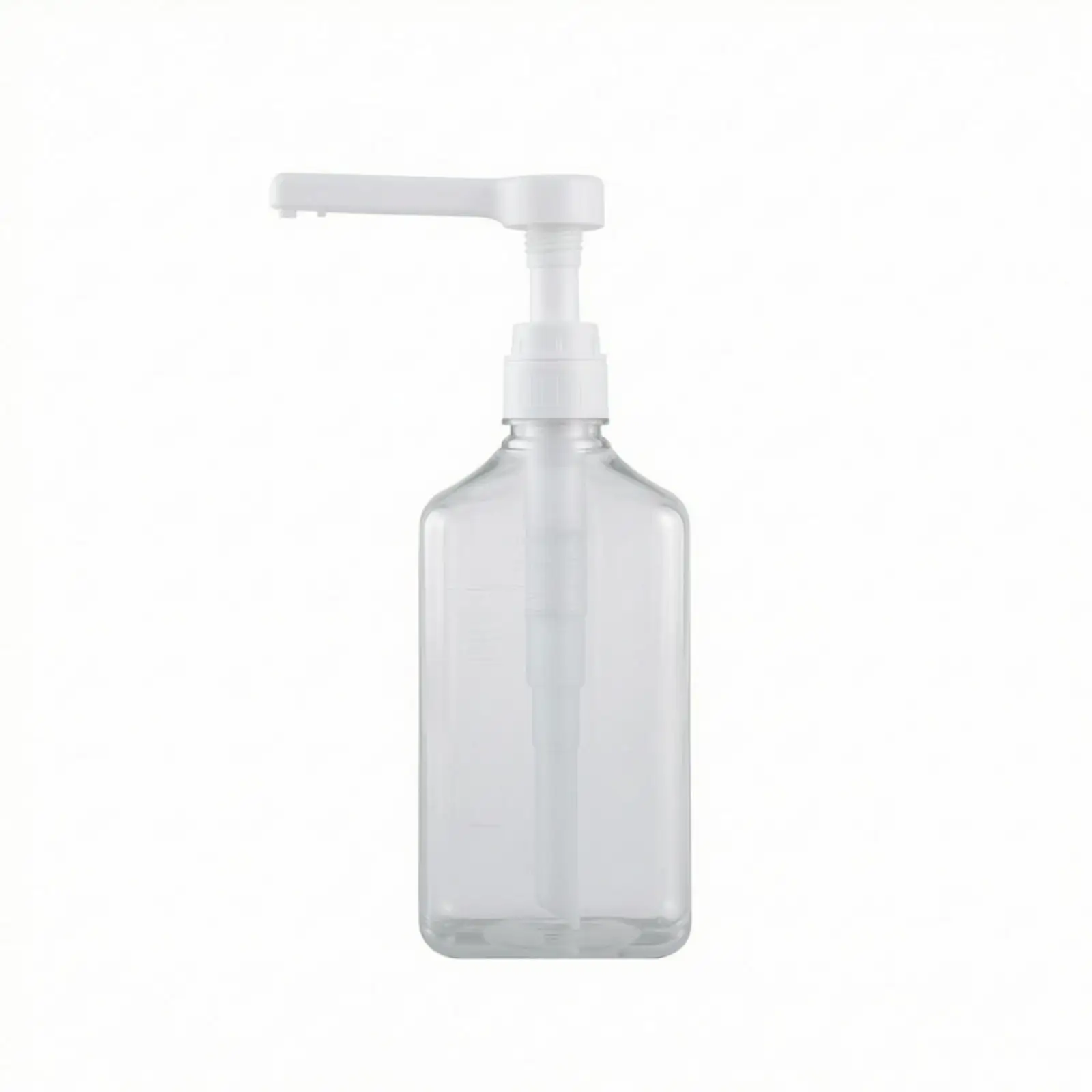 Clear Plastic Syrup Dispenser Bottle with Pump for Thick Liquids and Sweet Flavorings