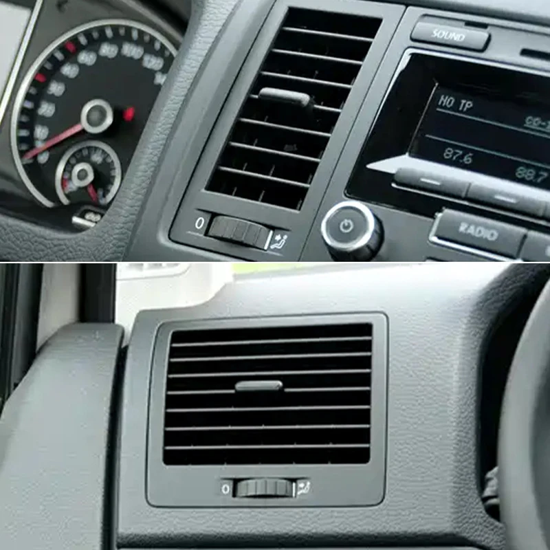 7E5819203 For VW T5 Transporter Multivan 2005-2013 A/C Outlet Clip Air Conditioning Air Vent Grill Slide Clip Trim 7E5815705 view 6