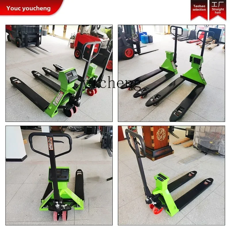 truck 2.5 tons weighing hydraulic forklift manual pallet truck new hydraulic ground weight
