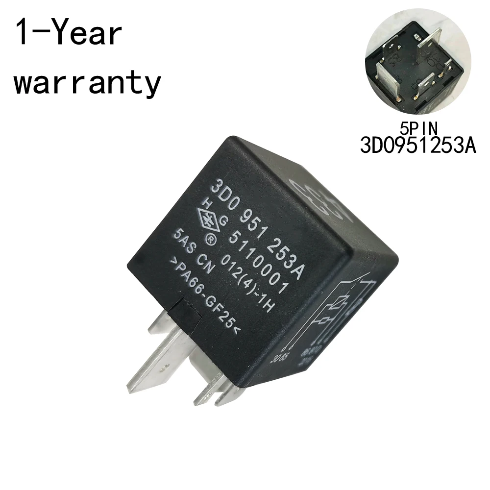 

433 relay For Audi A3 S3 Skoda Superb VW Touran Sagitar Magotan Caddy Touareg Golf Sharan Jetta Passat 3D0951253A