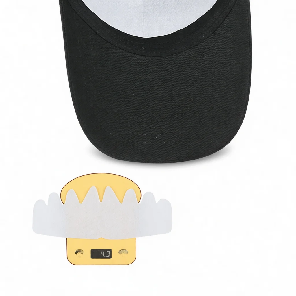 Baseball Hat Inner Sweat Shield Felt Liner Strip Non Woven Adhesive Patch Prevent Yellowing Comfortable Outdoor Cap Accessor