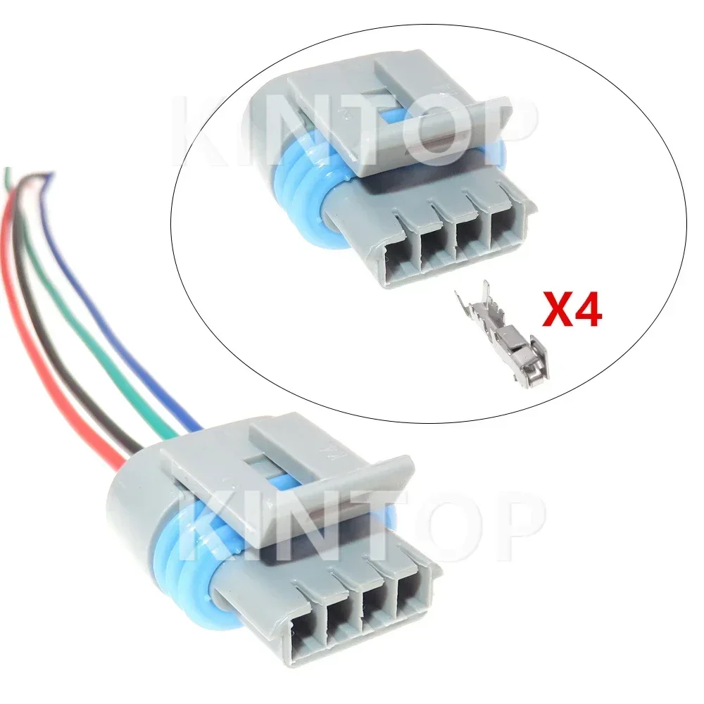 1 Set 4 Pins AC Assembly Car Parts 15386512 Automobile Electric Wire Plug Auto Cable Connector with Cables
