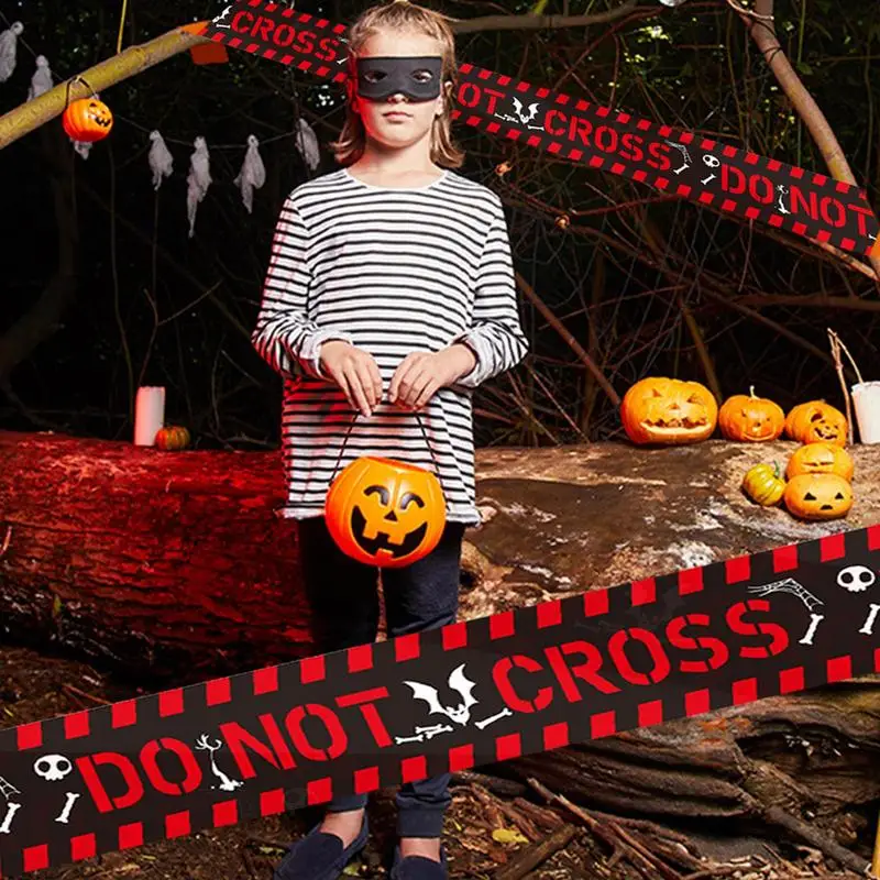 Pita peringatan Halloween, pita Halloween, pita peringatan, pita bahaya, pita Halloween, pita peringatan Halloween