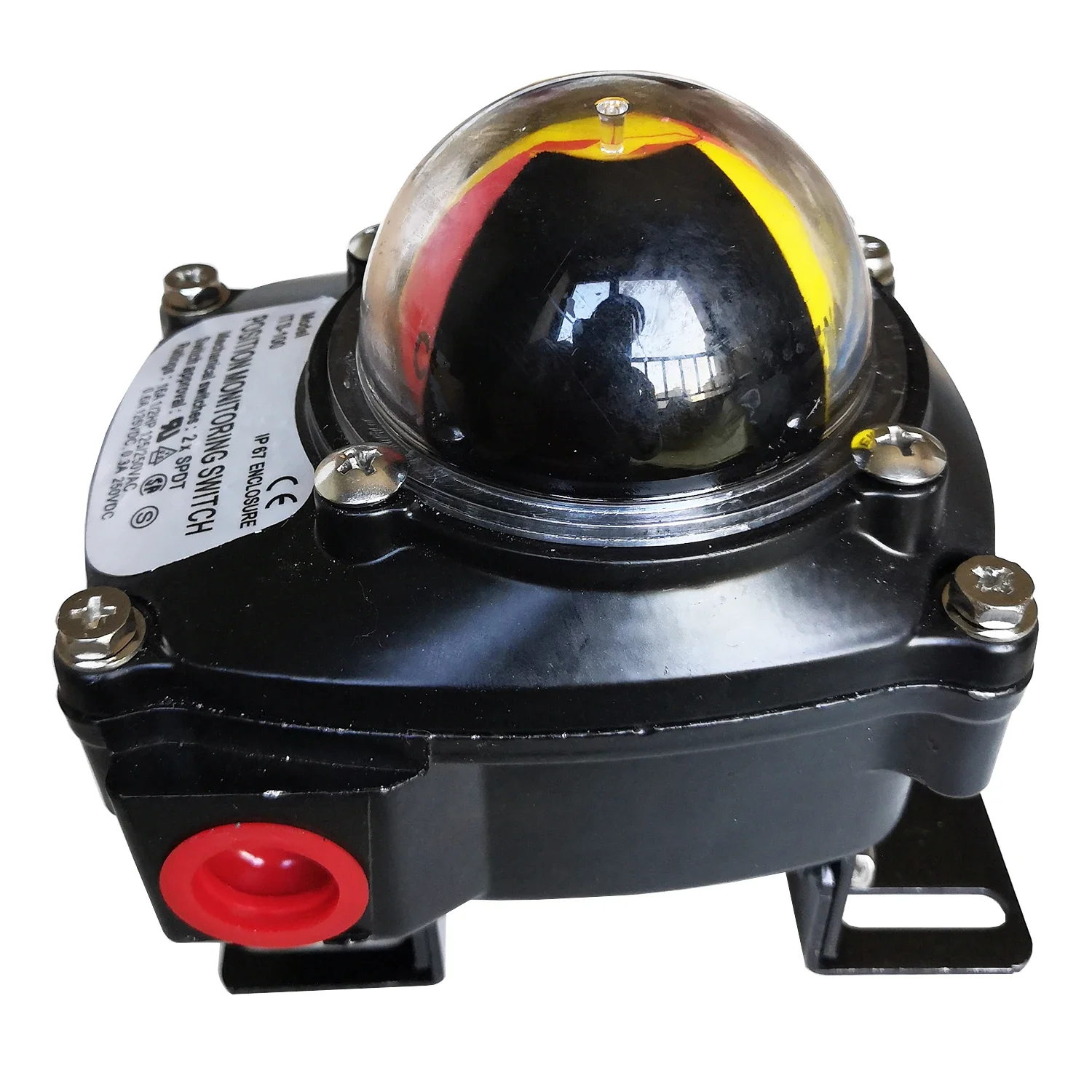 ITS100 interruptor de límite de válvula mecánica interruptor de monitoreo de posición indicador de posición de válvula actuador neumático 2XSPDT 125/250VAC