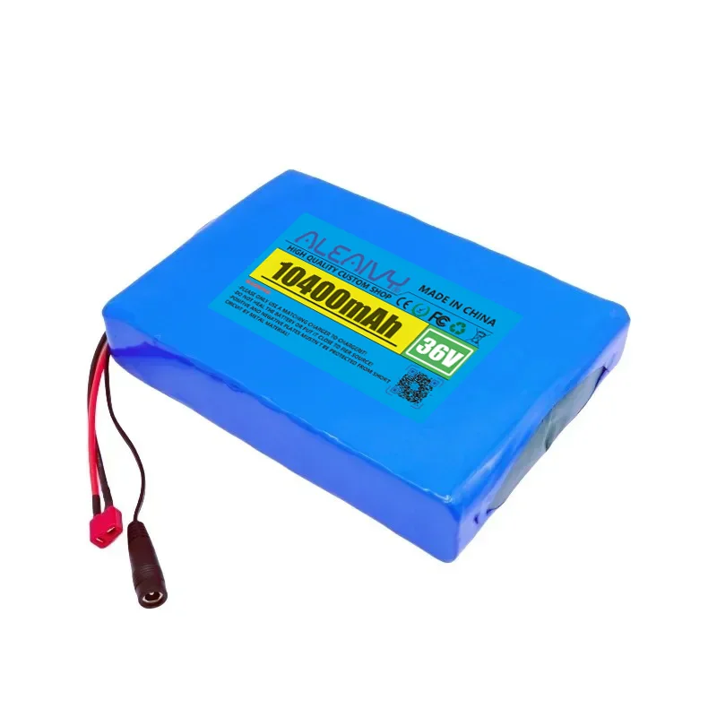 Paket Baterai Lithium 10S4P 36V 10.4Ah 42V 10400MAh 250W-500W Baterai Daya Tinggi untuk Skuter Listrik, dengan BMS