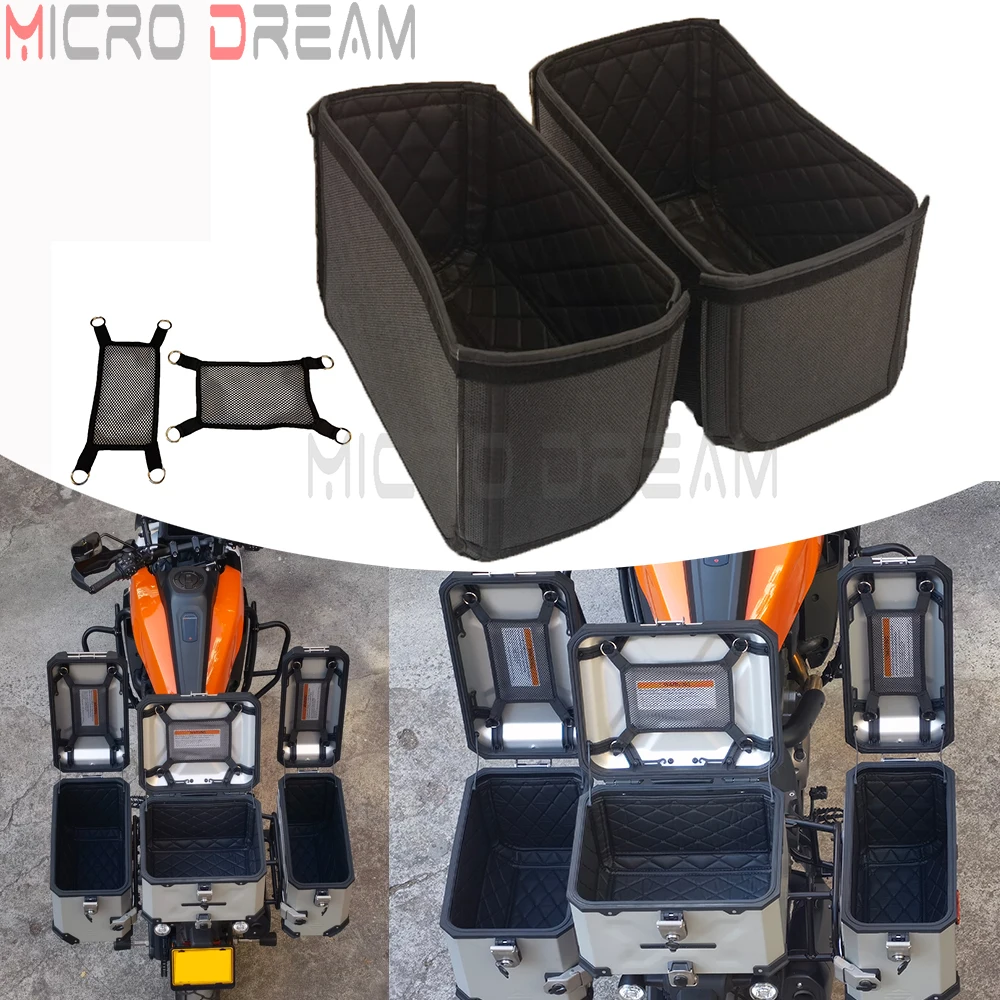 Motorcycle Tail Case Trunk Side Saddlebag Inner Bag Rear Luggage Box Inner Container For Harley Pan America 1250 RA1250 2021-UP