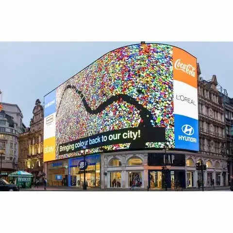

Outdoor Waterproof Mobile Phone Control Bendable Soft Module Flexible Advertising Led Video Wall LED Film Led Display Screen