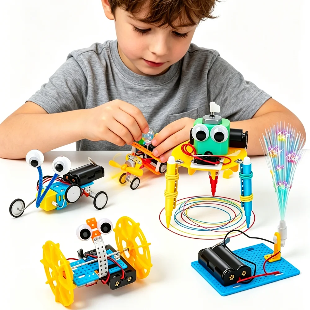Science Project Robot - Kit STEM Set Robotika Aktivitas Proyek