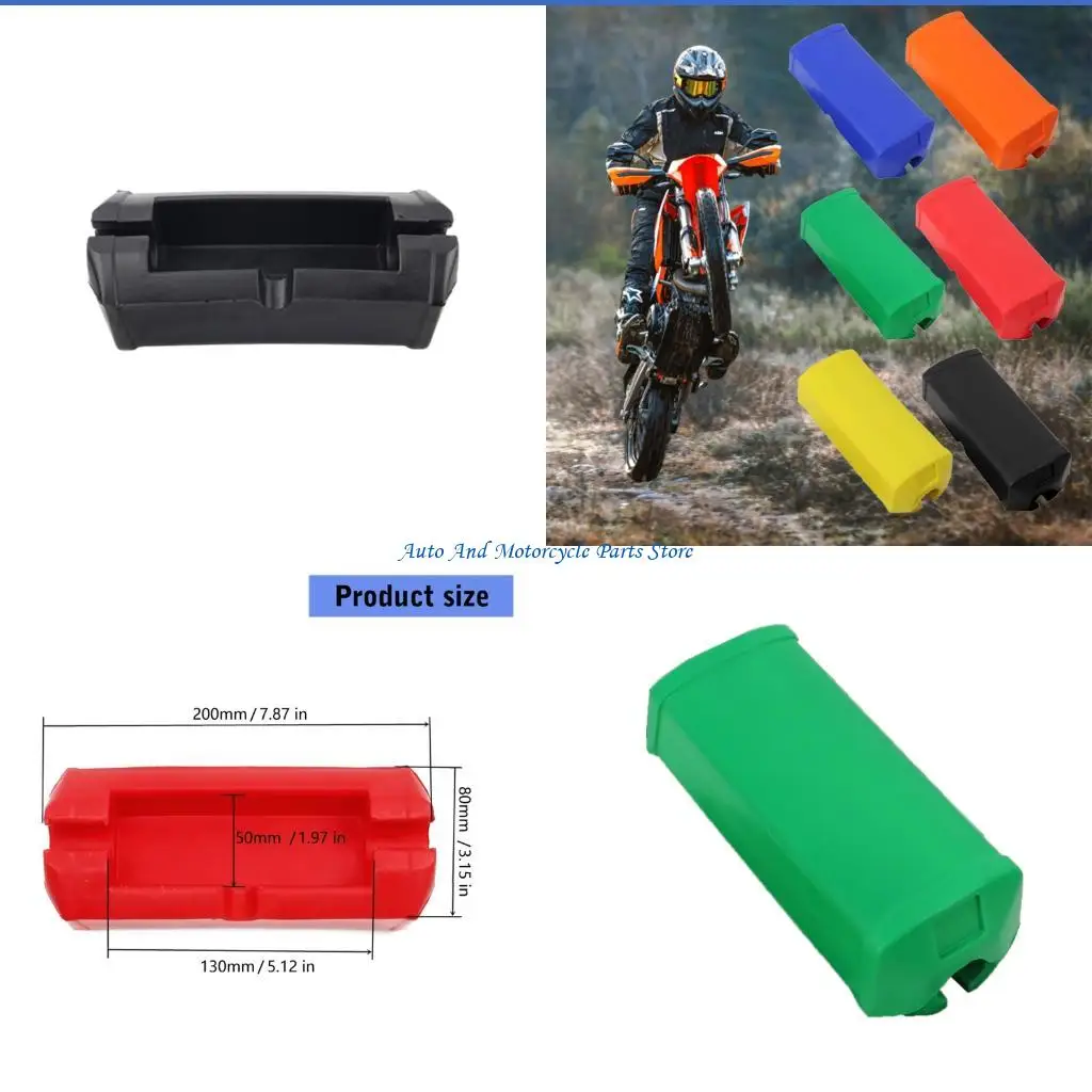 P9FD Motorcycle Handlebar Pad Chest Protector Universal for 22mm 1-1/8Inch Bars Stylish Protective Design