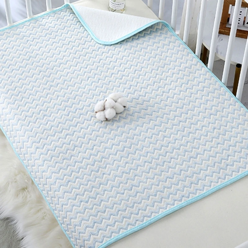 1pc Waterproof Baby Diaper Changing Pad Cotton Super Absorbent Washable Newborn Nappy Urine Mat Changing Cover Sheet 70*50cm