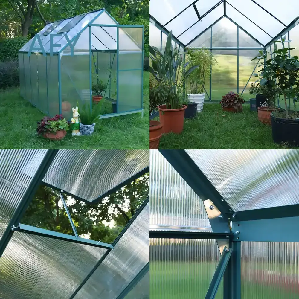 Aluminum Frame Greenhouse for Outdoor Garden Sunroom for Home Use Warm Insulated Leisure Room for USA EU Market Wholesale