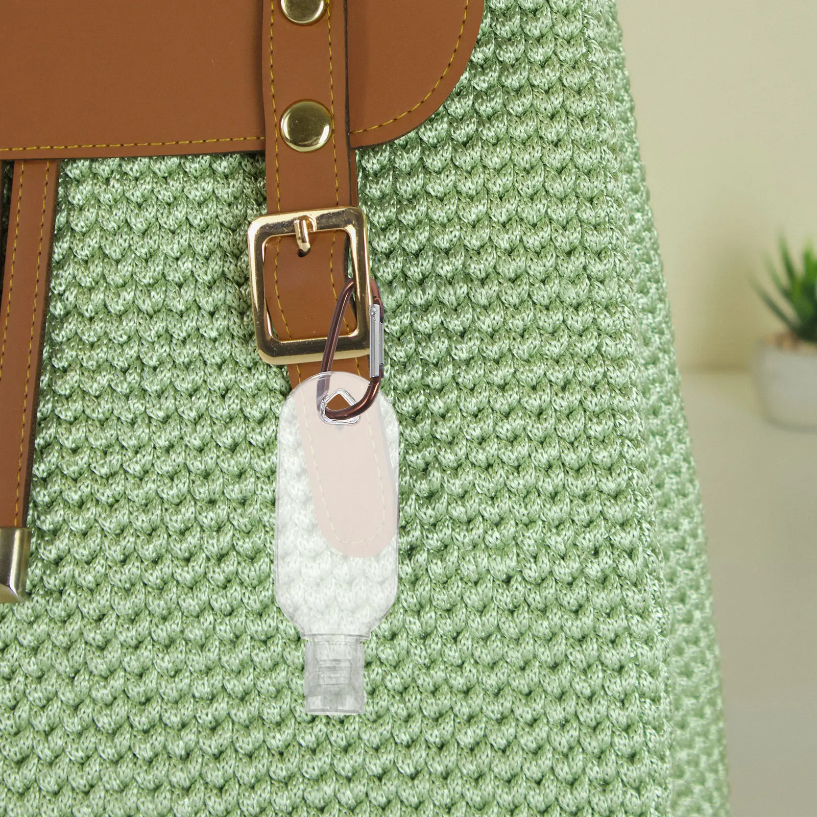 10 set Travel Empty Bottles Hand Container Refillable Keychain Spray Bottle Portable Liquid Carrier For Perfume