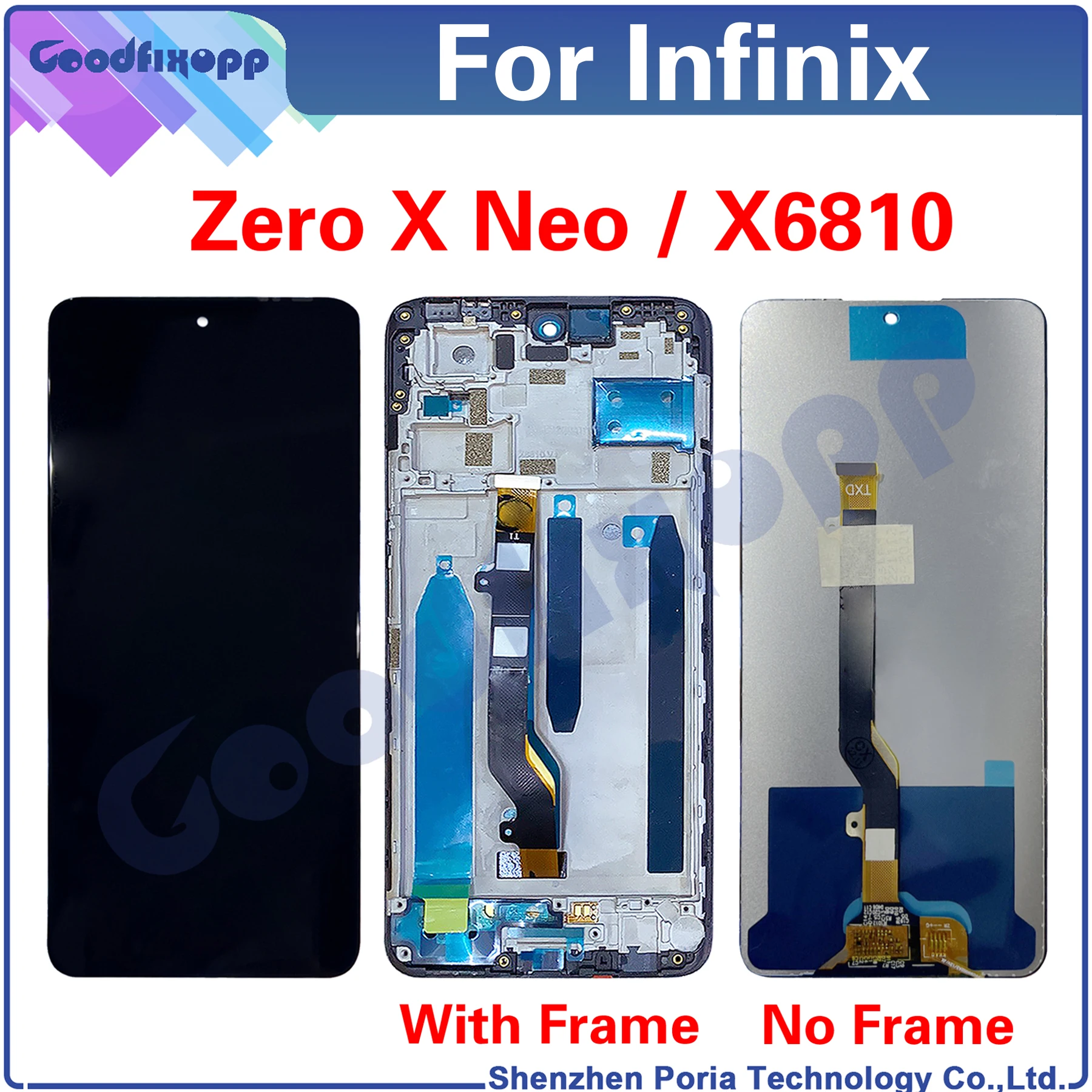 

For Infinix Zero X Neo X6810 LCD Display Touch Screen Digitizer Assembly Repair Parts Replacement