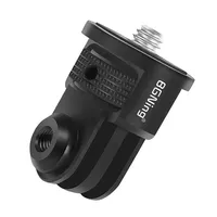 Mini Tripod Mount Aluminum Adapter 360 Swivel Disc Reinforced 1/4\