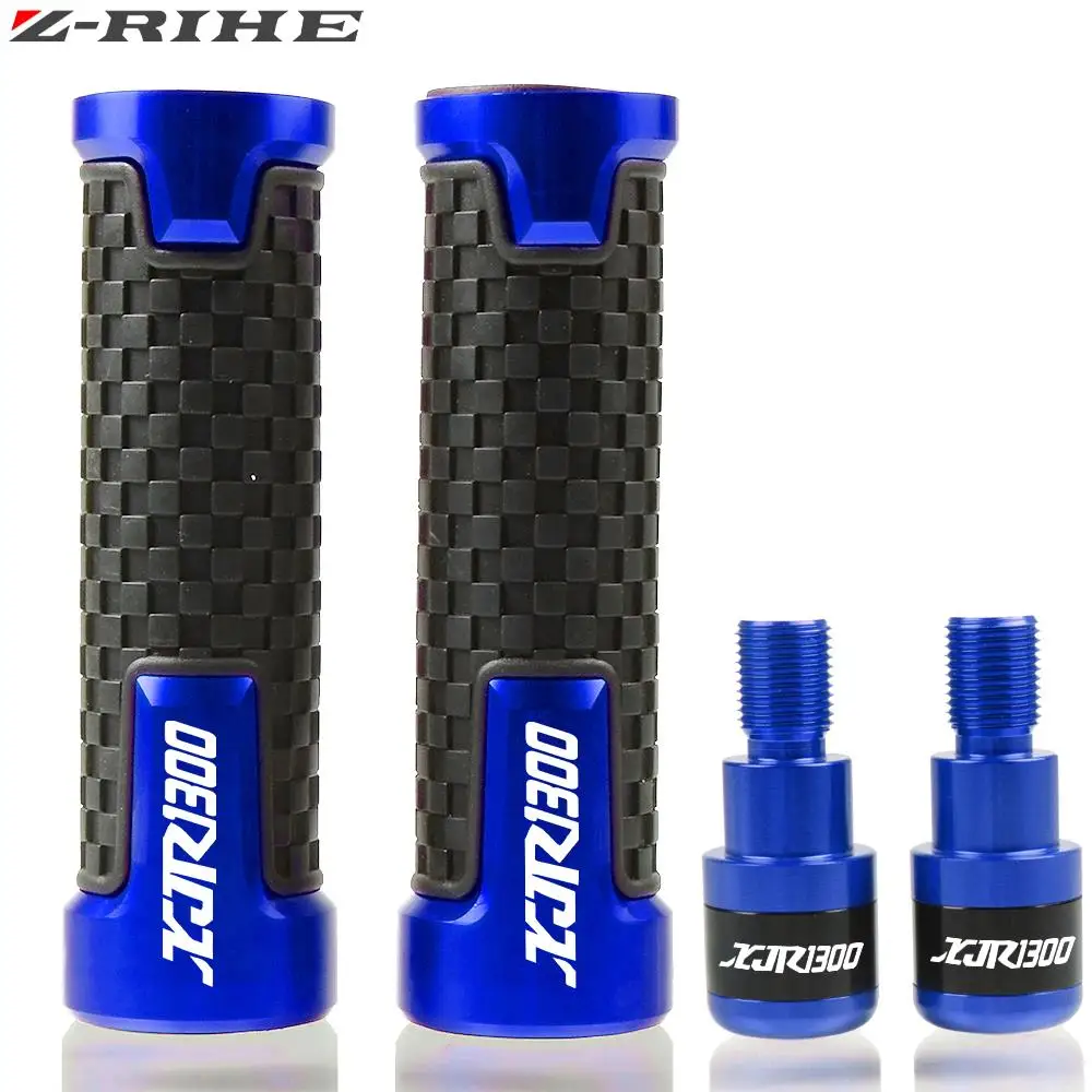 7/8'' 22MM Handlebar Grips Handles Bar Grip Ends Cap Plug For YAMAHA XJR1300 XJR 1300 1999-2016 2000 2001 Motorcycle Accessories