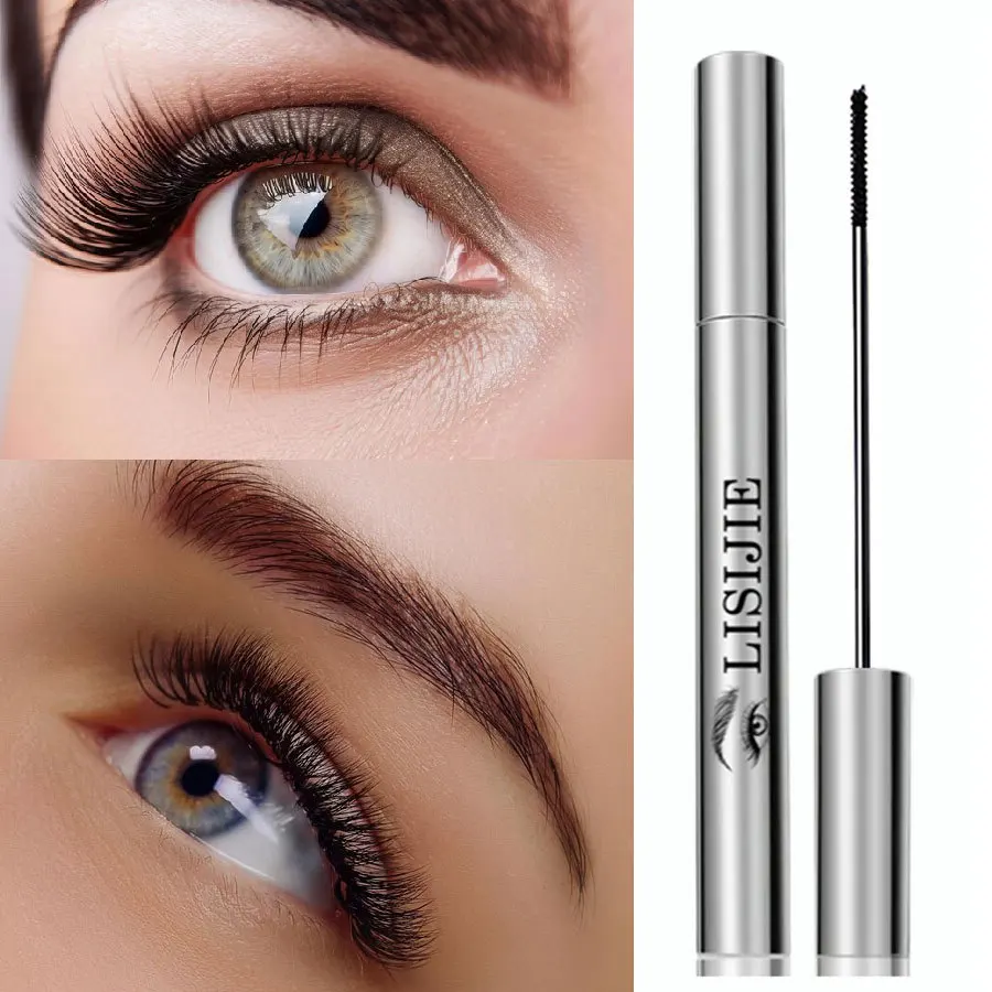 3D防水マスカラ、24時間汚れ防止、長持ちする延長&増粘まつげエクステ効果マスカラリフト&カール
