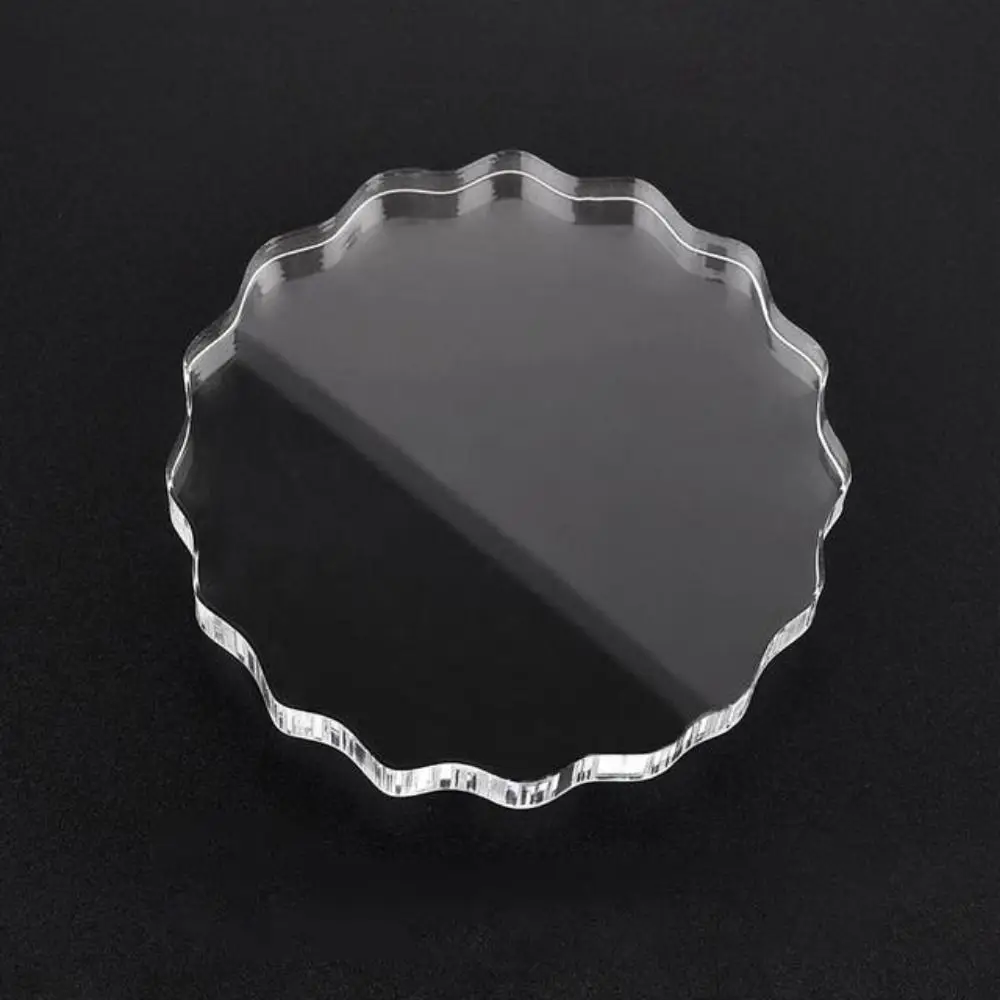 

2023 Creative Handmade Household Durable Acrylic Wax Stamp Pad Stamping Tool Stamp Block Seal Stamp Block