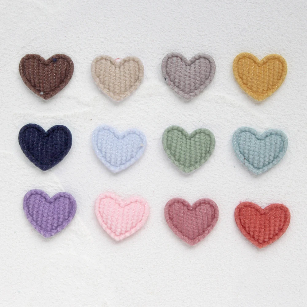 50 قطعة 15x17/20x25/21x24 مللي متر مبطن سروال قصير نسيج القلب يزين DIY بها بنفسك قبعة الملابس يغطي الرجل الخياطة إمدادات أغطية الرأس ديكور بقع