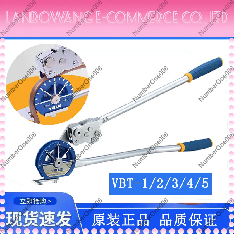 Manual Tube Bender VBT-1/2/3/4/5 Copper Pipe Bending Tool for AC Refrigeration Durable Compact