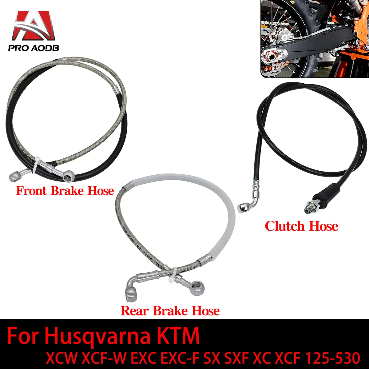 Manguera de freno delantero y trasero para motocicleta, línea de aceite hidráulico y tubo de embrague para KTM XCW EXC EXCF SX SXF XC XCF Husqvarna TC FC TE FE TX FX