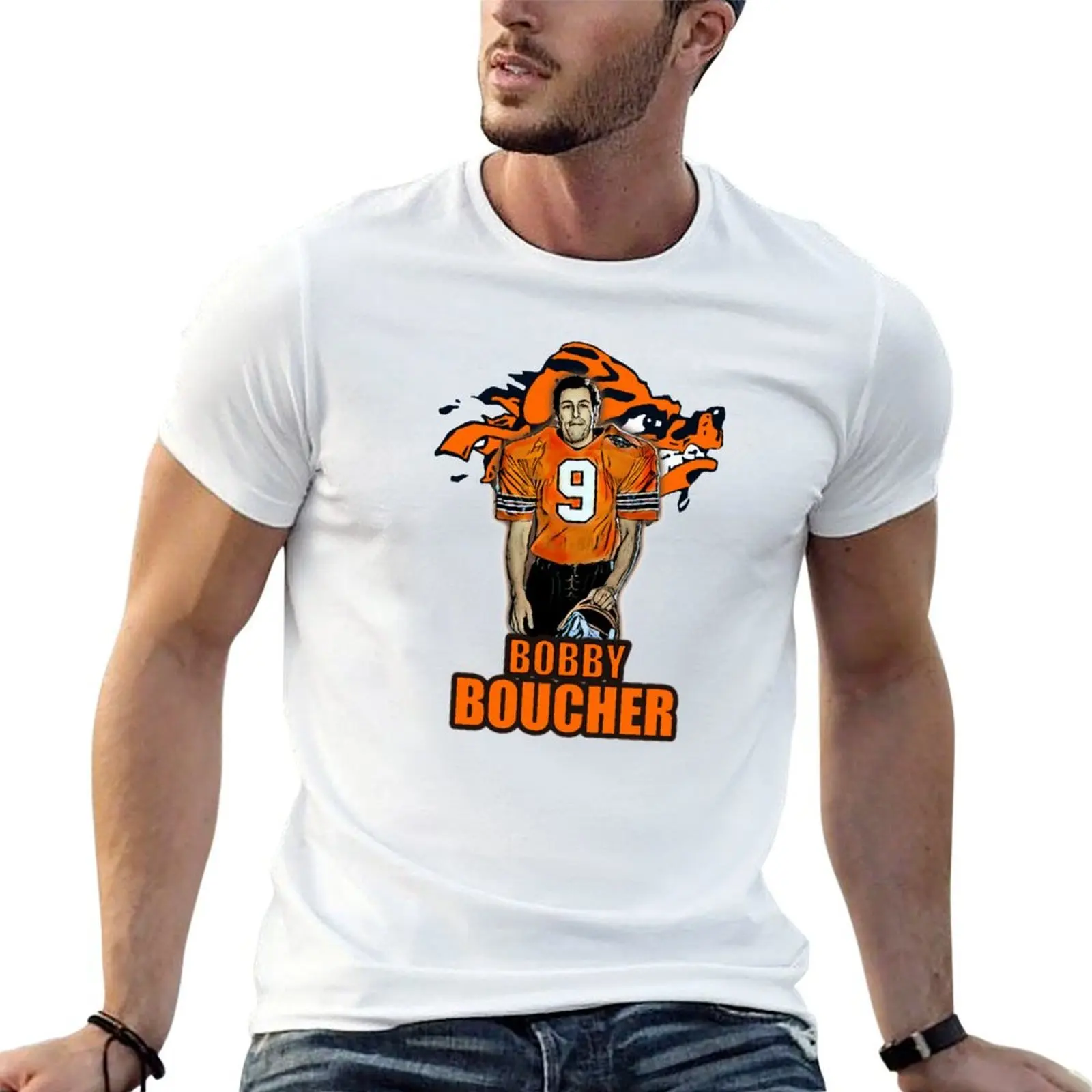 

Bobby Boucher T-Shirt man t shirts cotton t shirts for man cotton soft T-Shirt