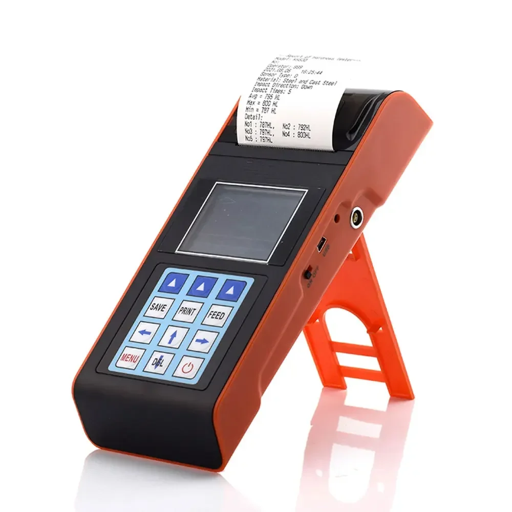 Digital Hardness Gauge Meter color screen Best Portable Hardness Tester NDT290+ with printing function