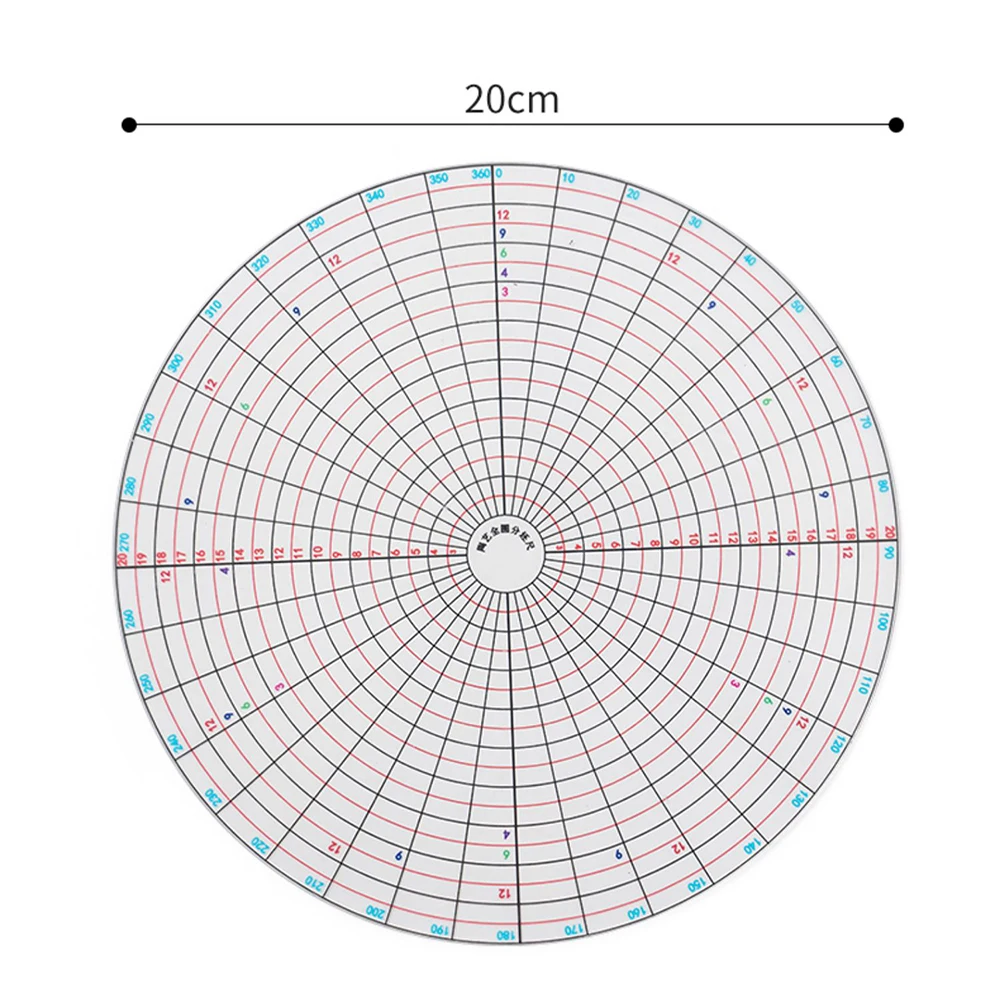 أداة الفخار دائرة كاملة تقسيم حاكم متعدد الوظائف أليكوت رسم الجسم قياس التعادل مقسم دائري للسيراميك