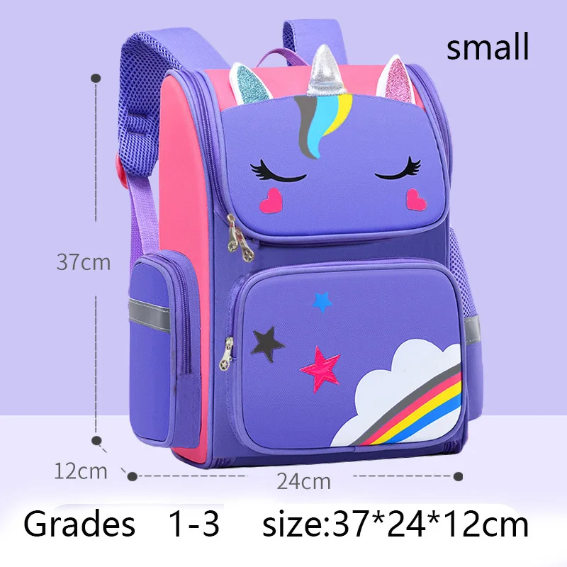 NONE Kinderrucksack für Mädchen, Einhorn, Kinder, Büchertasche, Regenbogenaugen, Schultasche, Teenager-Mädchen-Rucksack für Reisen, wasserdichte Mochilas 8