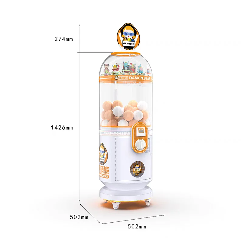 mall puts a capsule cute bear egg twister