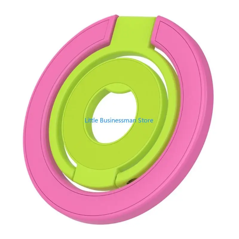 Handy Halter Finger Grip Ständer Doppelseitige Magnetische Halter für Telefon 17 16 15 Rotierenden Halterung Ständer M76A – Detail 5