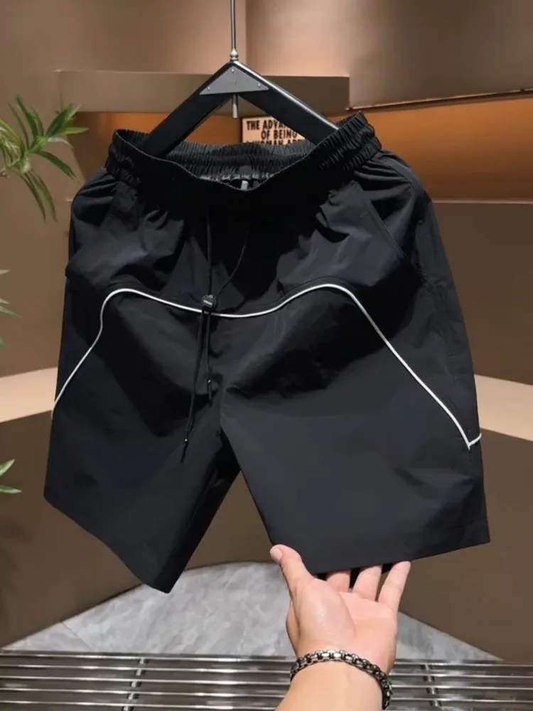 

Ice Silk Qui Dry orts Men's Faionable Versatile Simple Breathable Casual Sports Five-Quarter Length Summer New Arrival