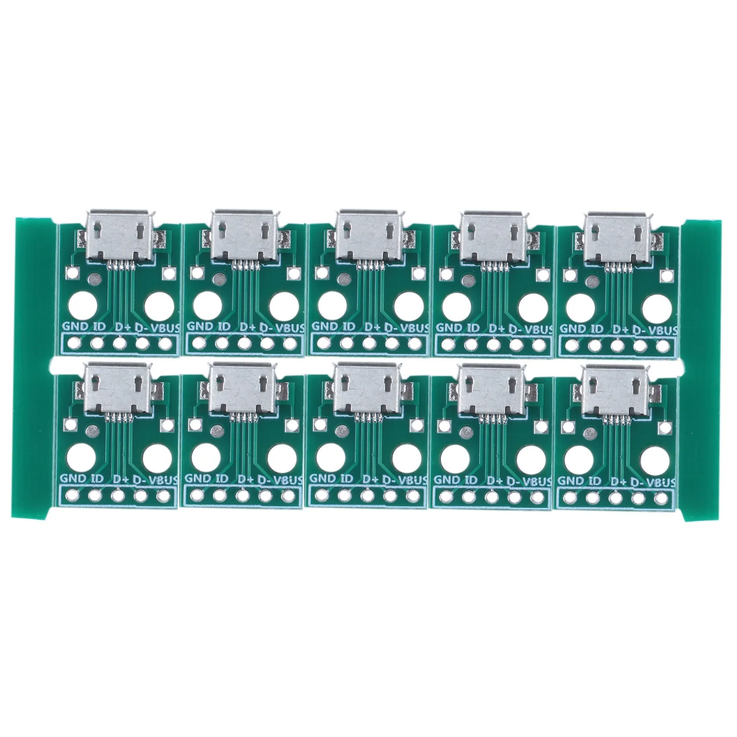 Летняя распродажа, 10 шт., адаптер Micro-Usb к Dip, 5-контактный гнездовой разъем, преобразователь печатной платы типа B