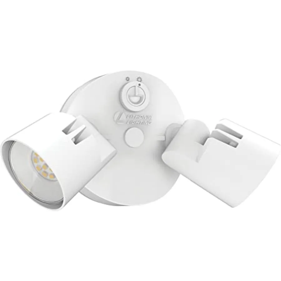 

Уличные светодиодные прожекторы HomeGuard 2-Light с датчиком от заката до рассвета, регулируемой яркостью, 4000K, холодный белый свет, круглые головки HGX