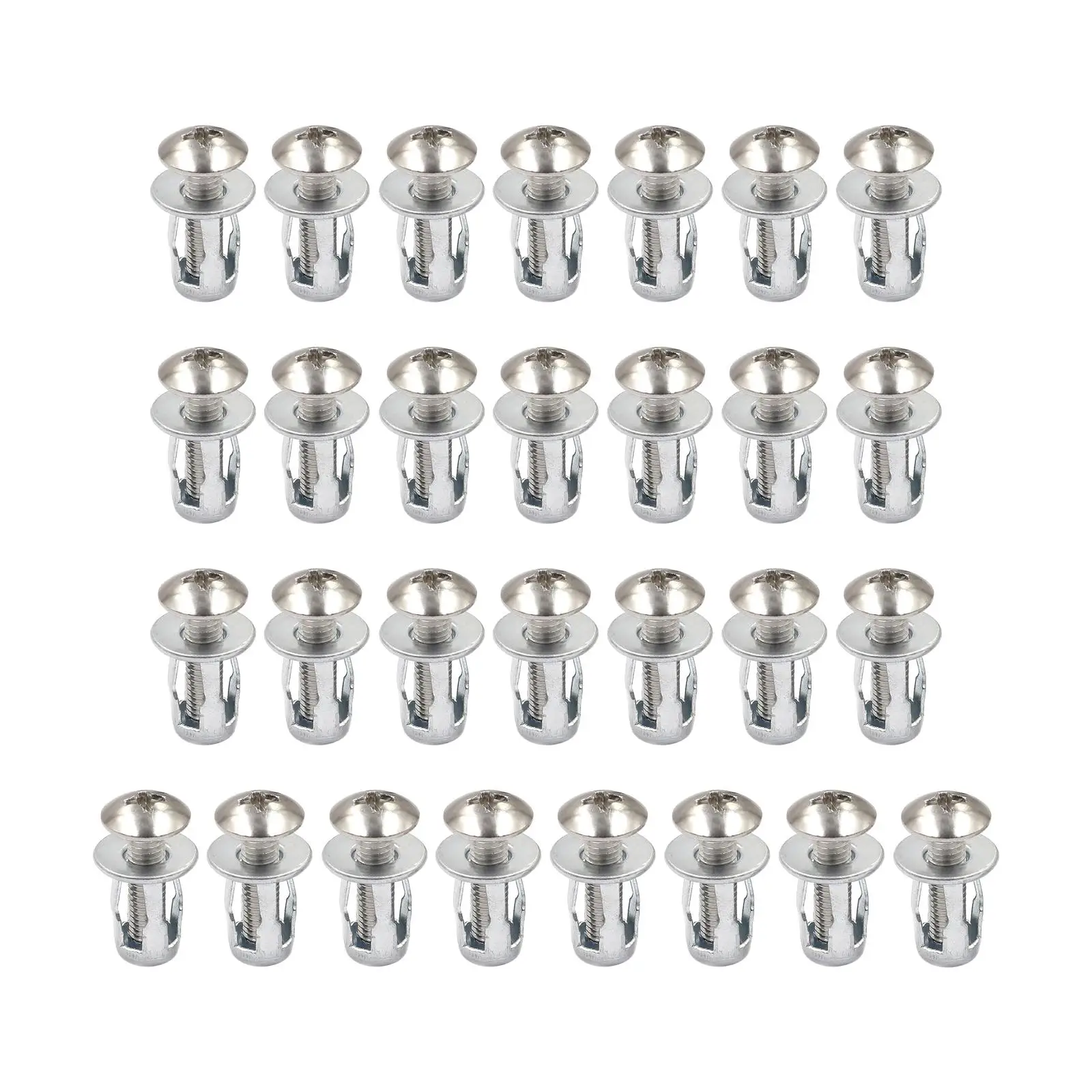 30 Pieces Petal Rivets Nut Expansion for Lamp Installation Calligraphy