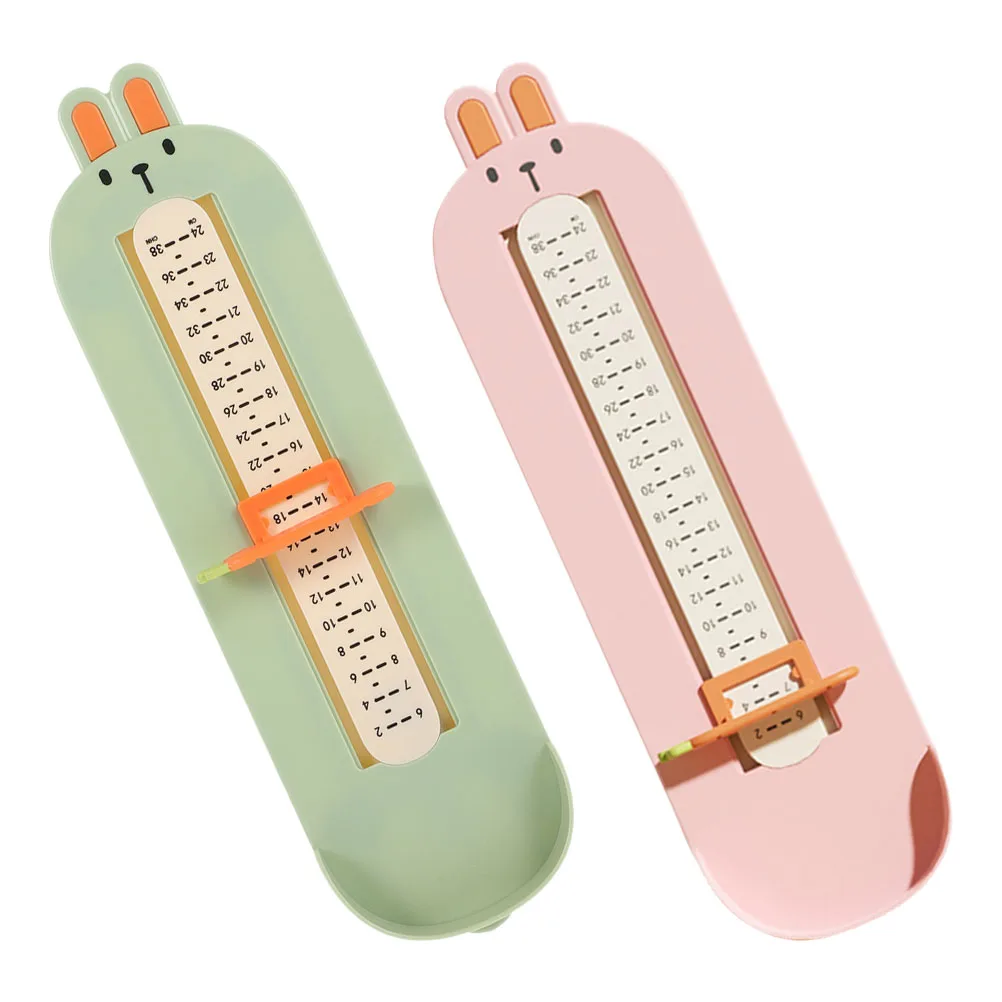 2 قطعة جهاز قياس القدم دقيق حجم الحذاء قياس قدم حاكم أداة دقة الاستخدام المنزلي #1