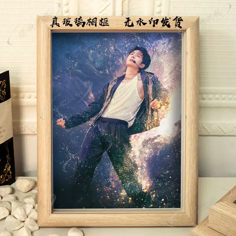 

Памятная фоторамка «Wang Yibo» Lehua на 15-й годовщину, подарок другу, аксессуары для украшения спальни и кабинета