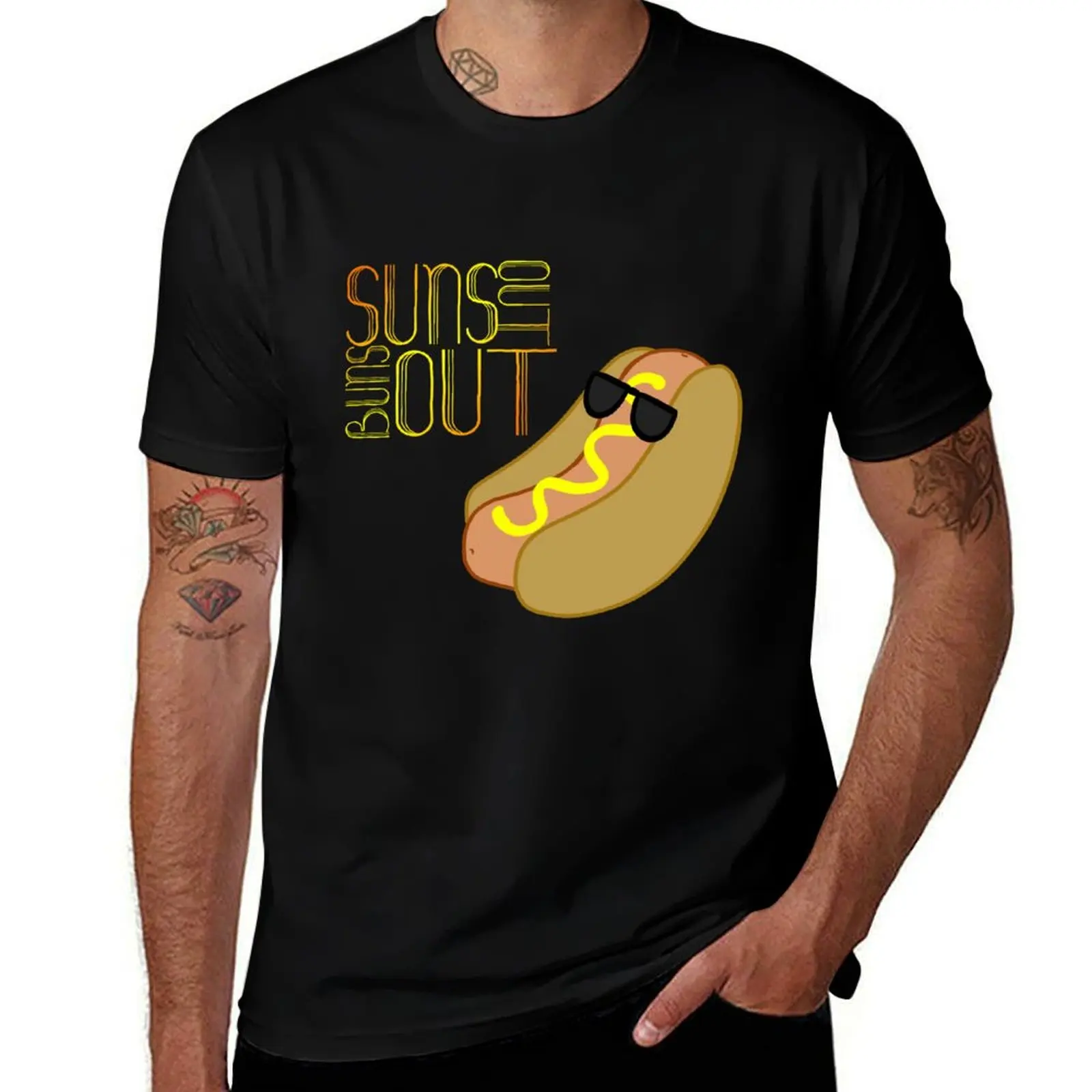 

Suns Out Buns Out T-Shirt Clothing quick-drying essential t shirt funny t shirts for men