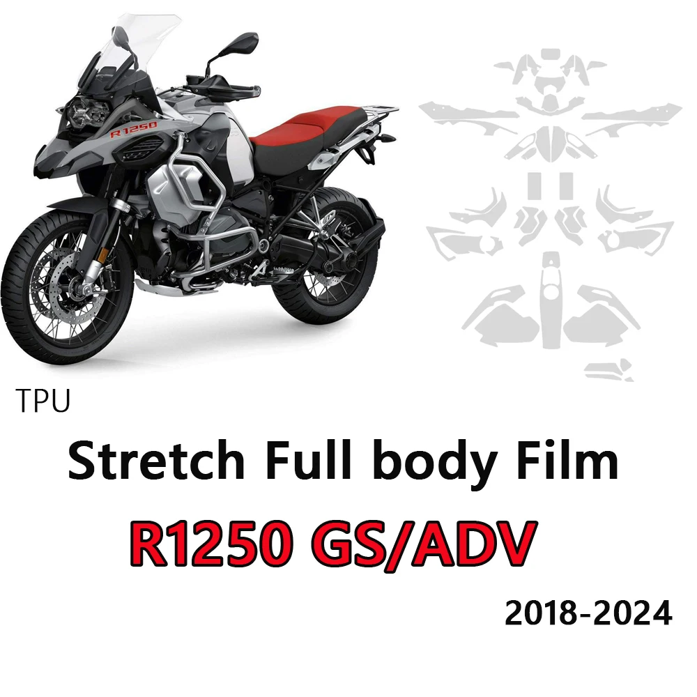 R1250 GS/Adventure TPU PPF Stretch Transparent Protective Sticker For BMW R1250GS Paint stretch Full body Film Accessories kit