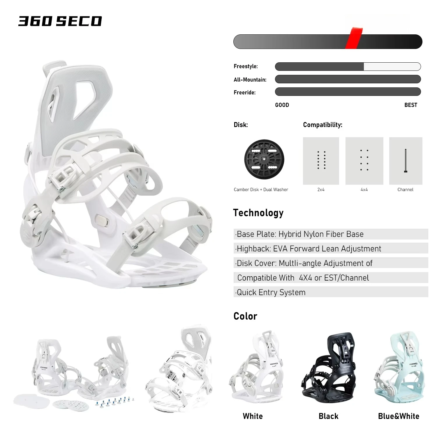 Pacchetto snowboard con leganti e stivali