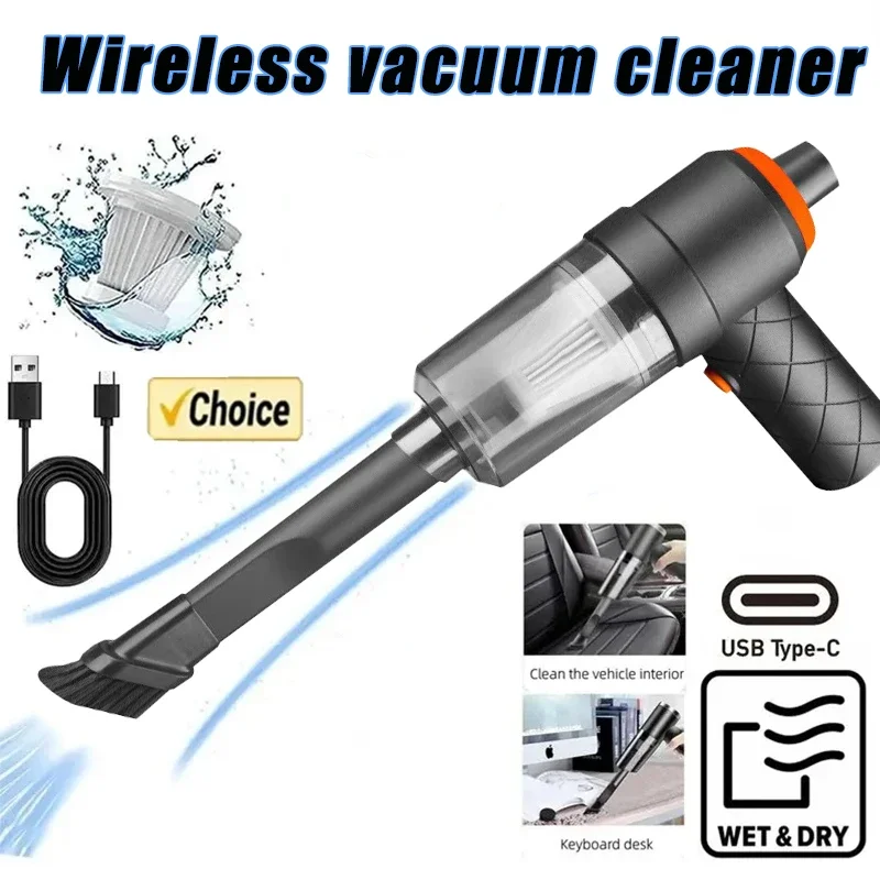 

Ultra High Power Car Mounted Vacuum Cleaner, Vehicle Wireless Portable Handheld Automobile Mini Vacuum Cleaner